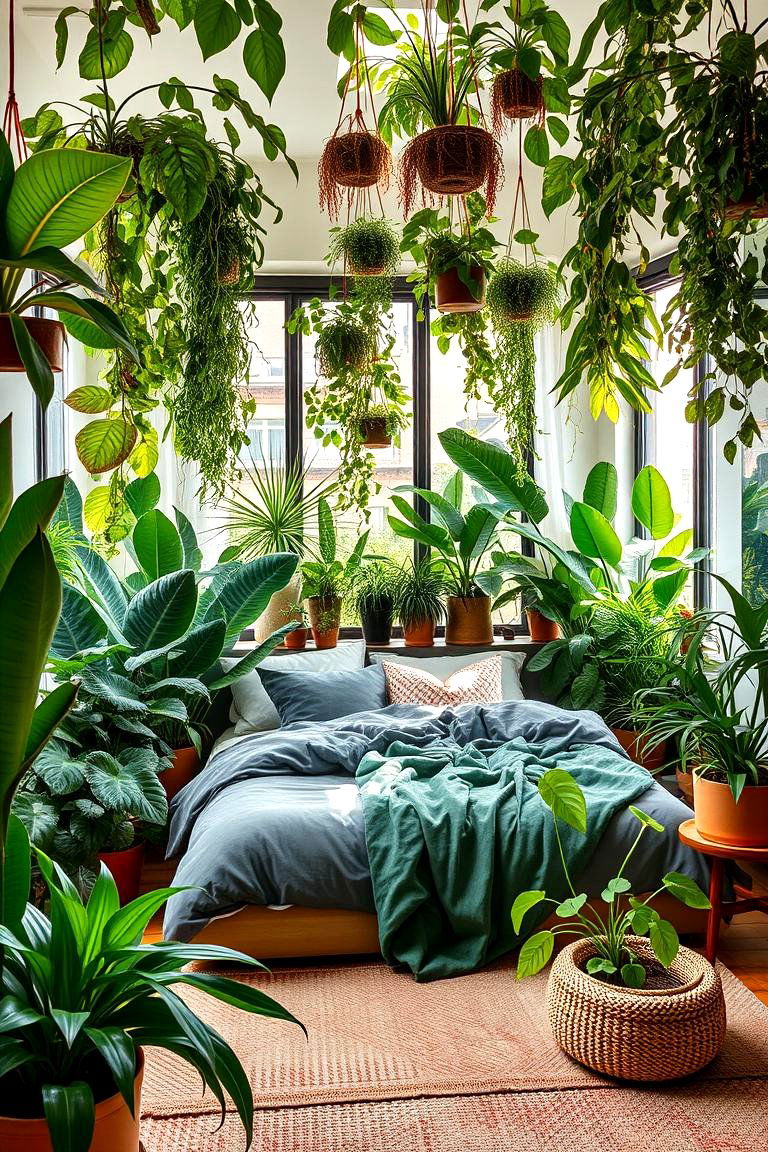 Urban Jungle Design - 24 Bedroom Layout Ideas