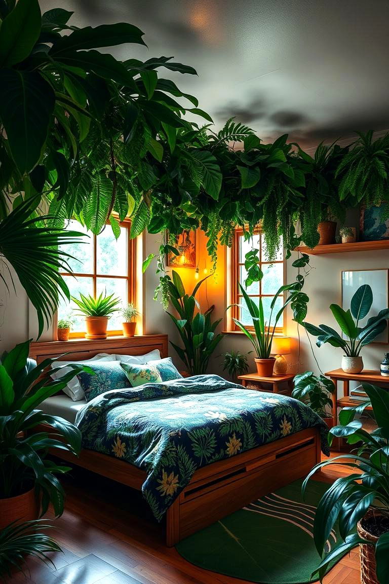 Urban Jungle Escape - 24 Teen Girl Bedroom Ideas