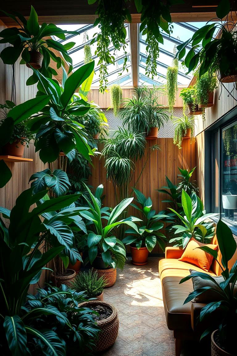 Urban Jungle Escape - 24 Black Man Cave Ideas