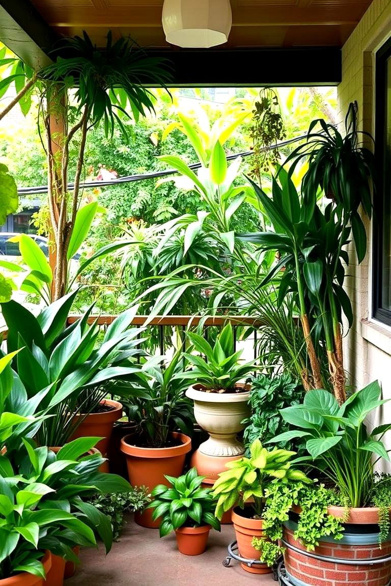 Urban Jungle Hideaway - 24 Porch Greenhouse Ideas