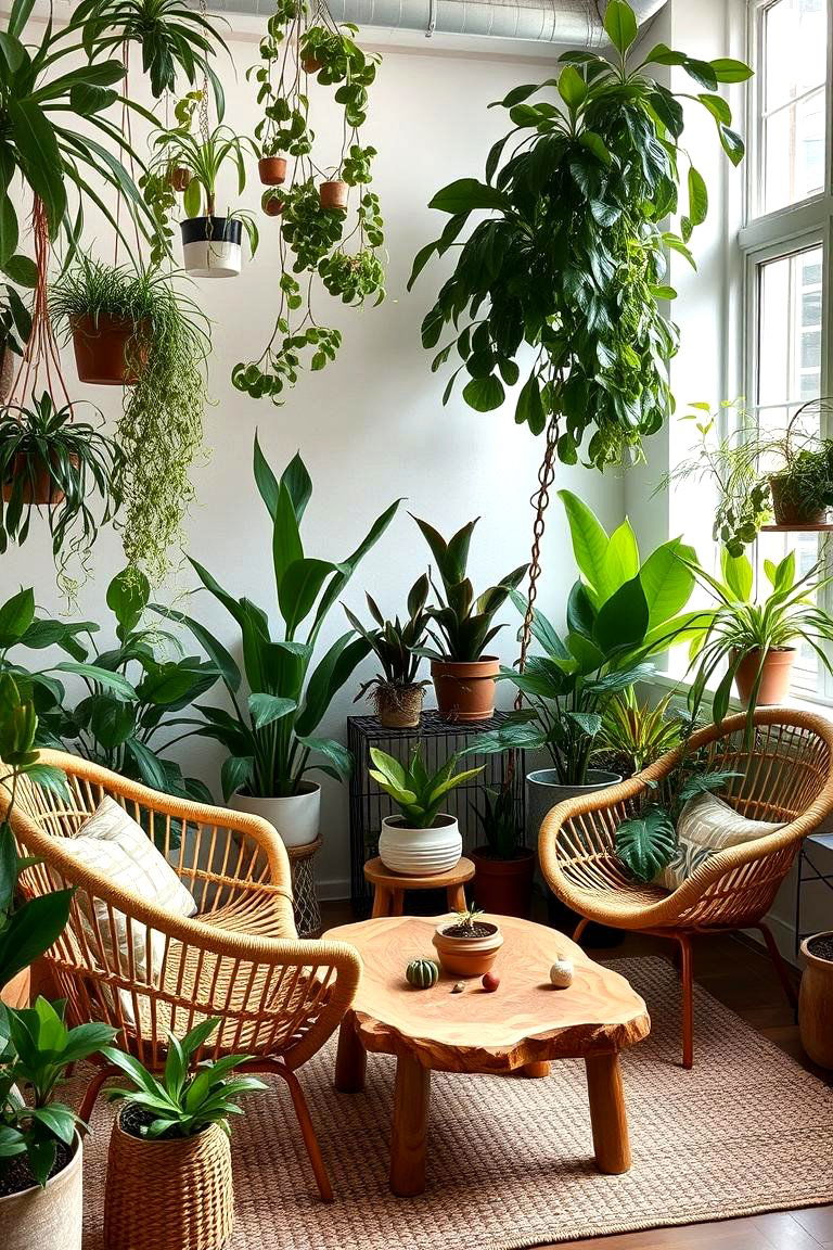 Urban Jungle Look - 24 Bachelor Room Ideas