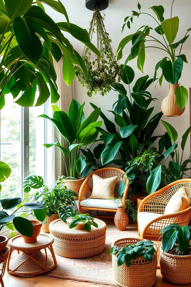 Urban Jungle Oasis - 24 Aesthetic Room Ideas