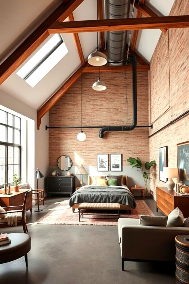Urban Loft Bedroom - 24 Bedroom Design Ideas