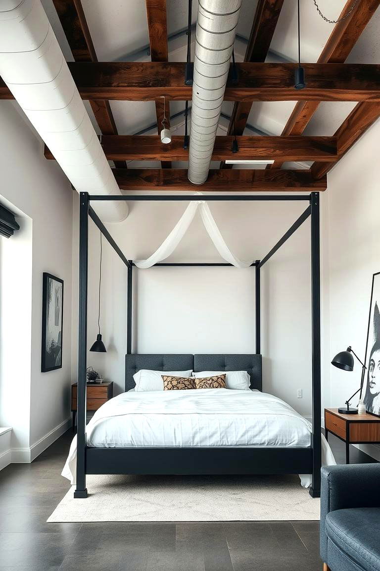 Urban Loft Canopy Bed - 24 Canopy Bed Ideas