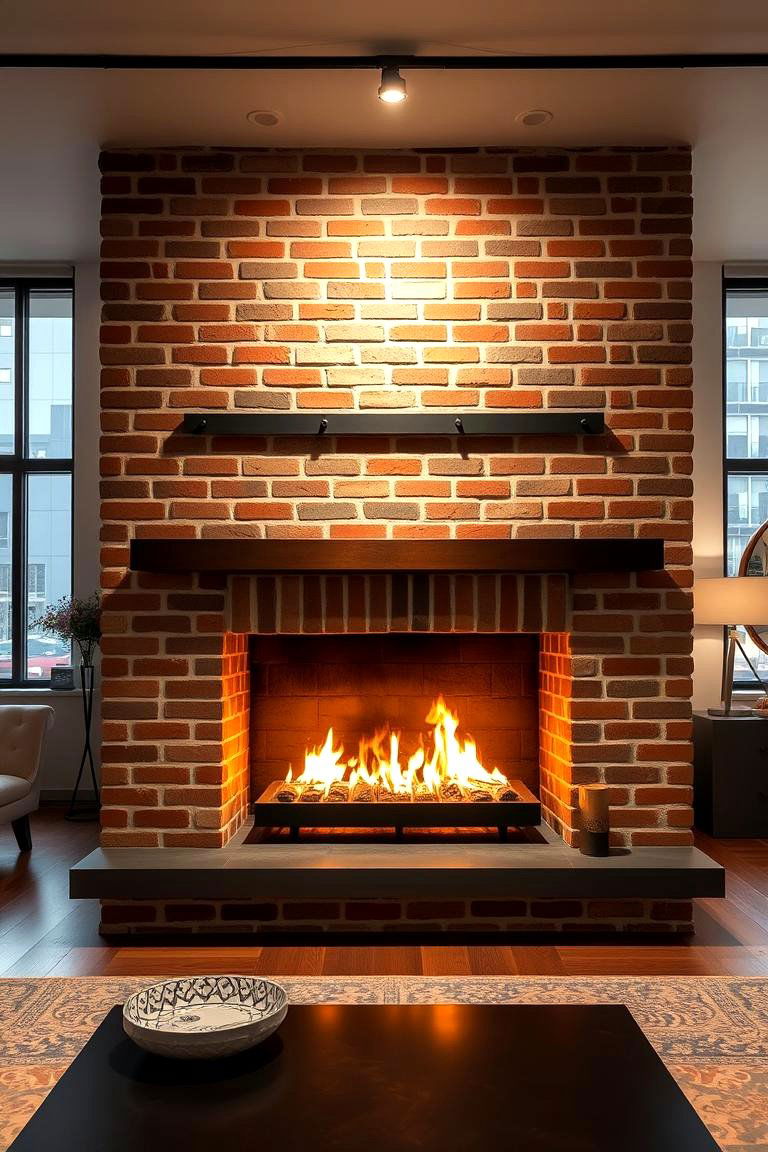 Urban Loft Gas Fireplace - 24 Corner Gas Fireplace Ideas