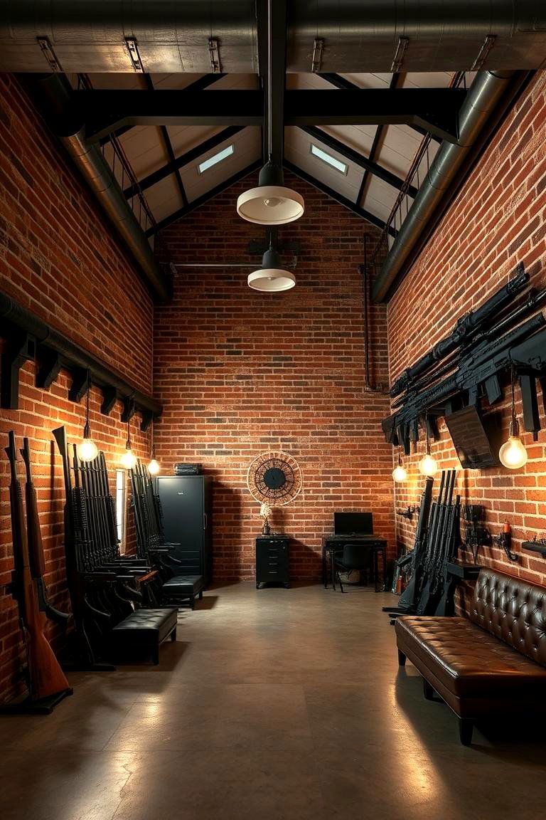 Urban Loft Gun Room - 24 Gun Room Ideas