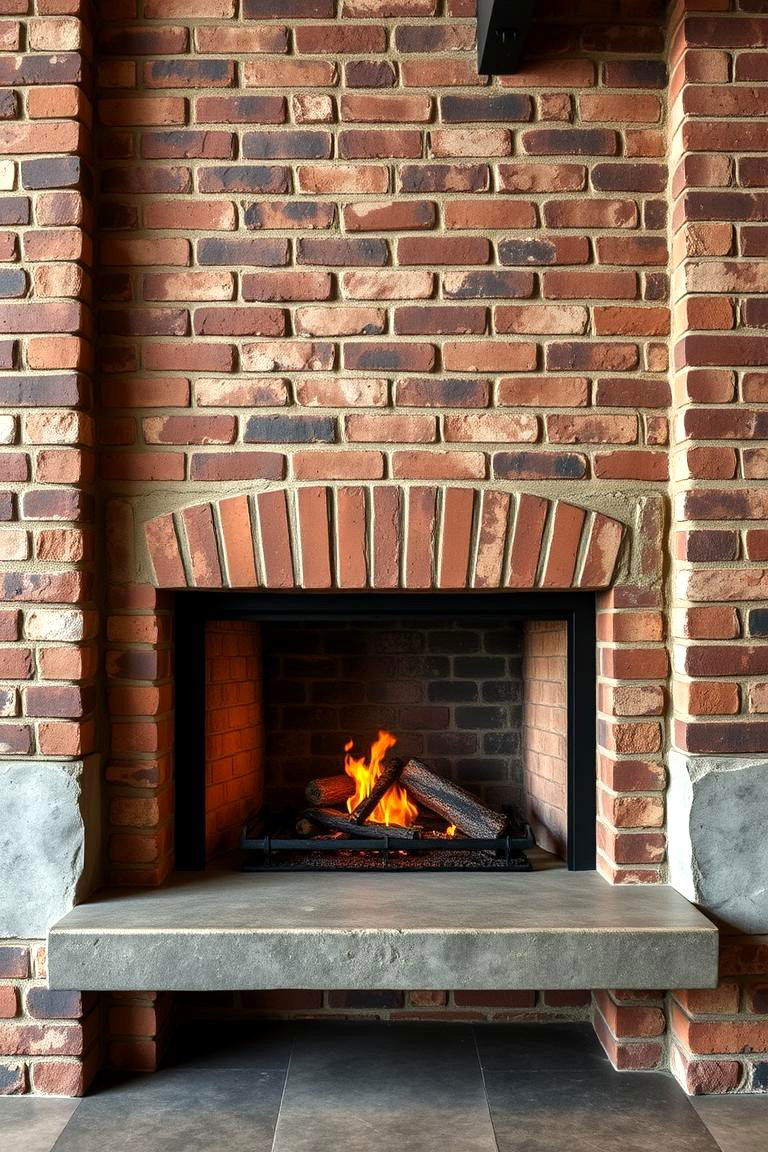 Urban Loft Style Fireplace Built in - 24 Fireplace Built-in Ideas