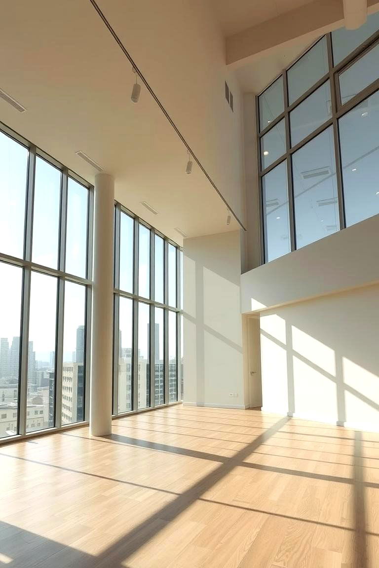 Urban Loft Style Windows - 24 Industrial Living Room Ideas