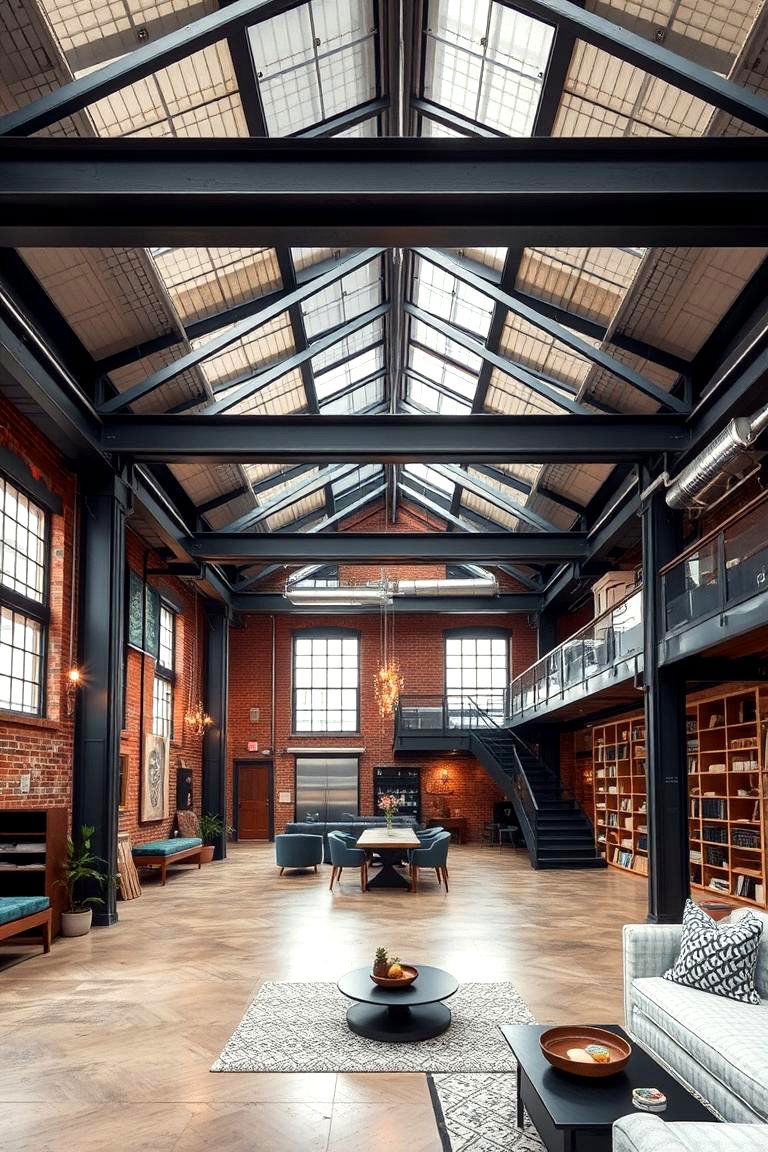Urban Loft with Industrial Design - 24 2400s Room Ideas