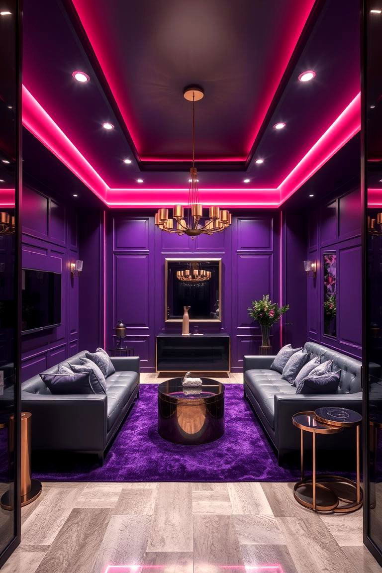 Urban Luxe Sanctuary - 24 Dark Purple Bedroom Ideas