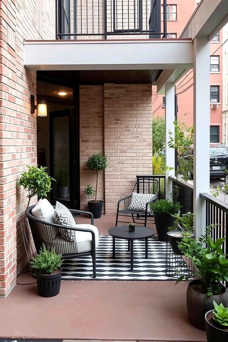 Urban Oasis - 24 Modern Front Porch Ideas
