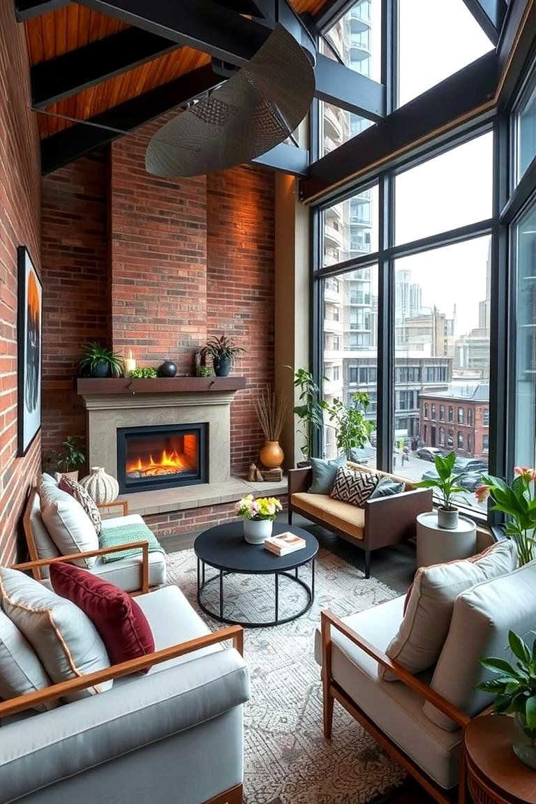Urban Oasis Compact Sunroom Solutions - 24 Sunroom With Fireplace