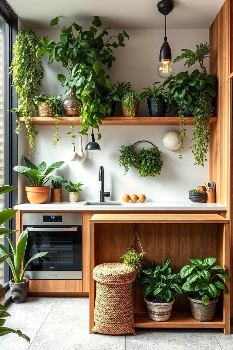 Urban Oasis One Wall Kitchen - 24 One Wall Kitchen Ideas