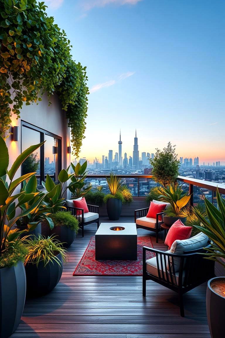Urban Oasis Retreat - 24 Penthouse Balcony Ideas