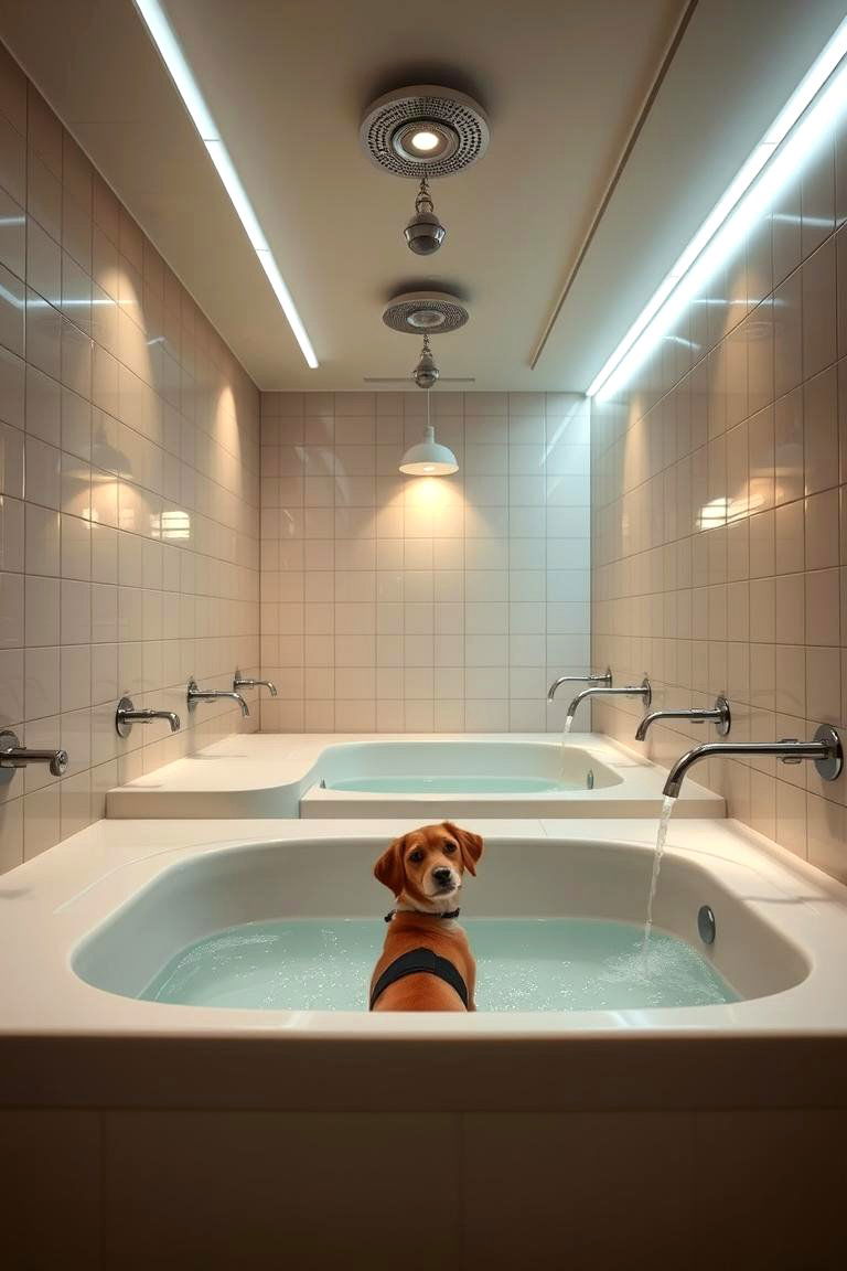 Urban Pet Bath Lounge - 24 Dog Wash Station Ideas