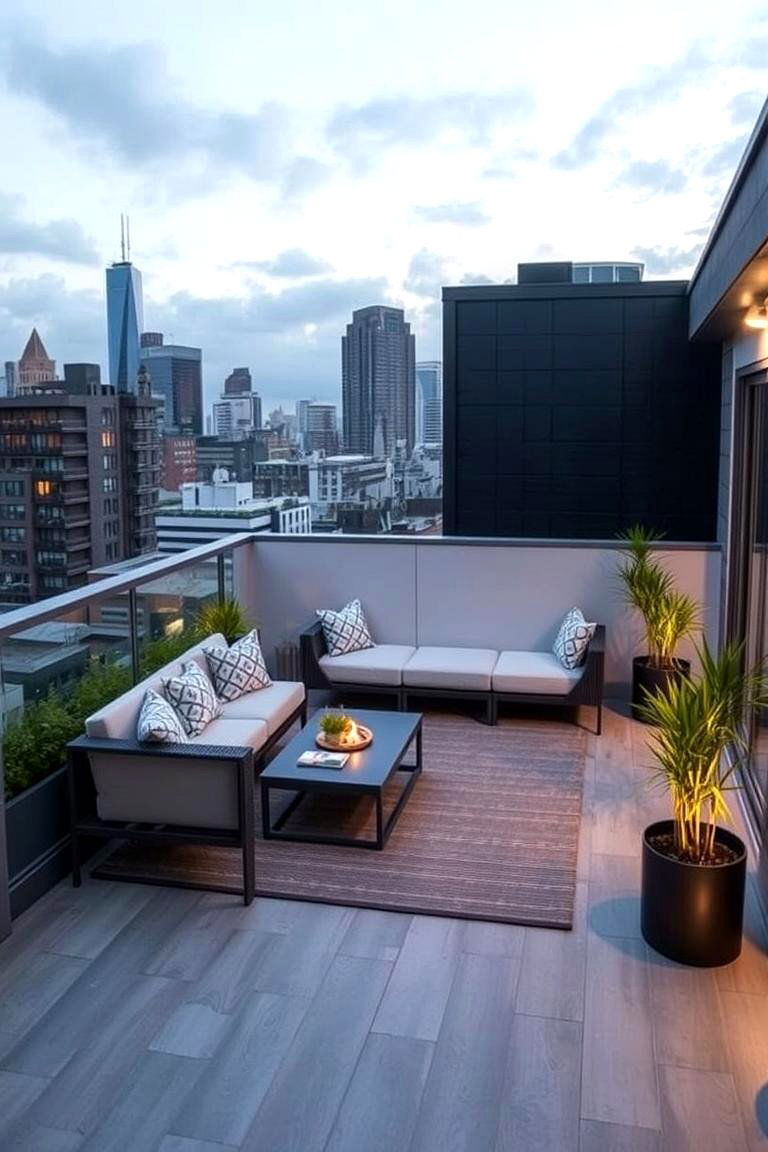 Urban Retreat Deck - 24 Floating Deck Ideas