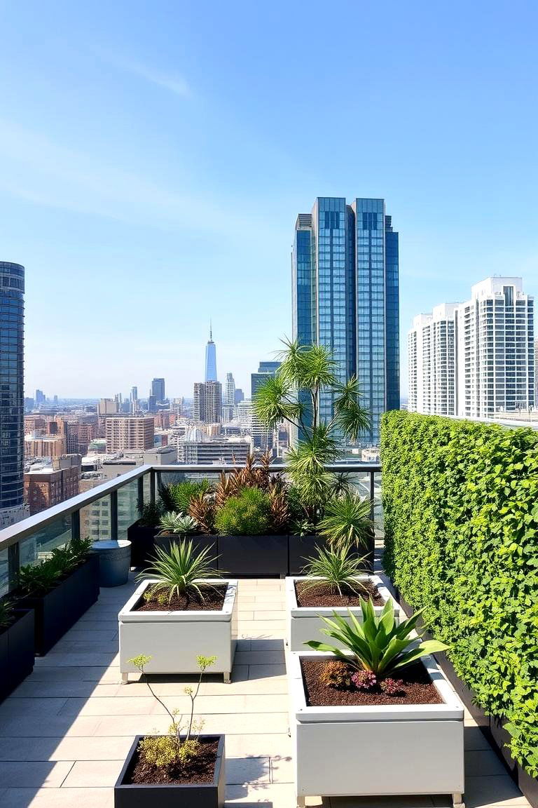 Urban Rooftop Garden - 24 Garden Layout Ideas