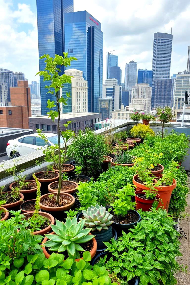 Urban Rooftop Garden - 24 English Garden Ideas