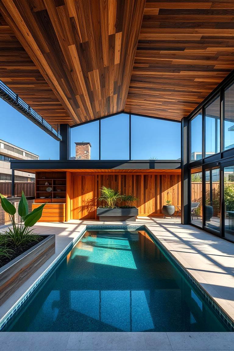 Urban Rustic Escape - 24 Rustic Pool House Ideas