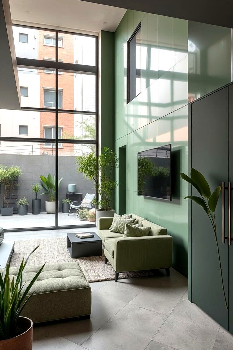 Urban Sage Sanctuary - 24 Sage Green House Exterior Ideas