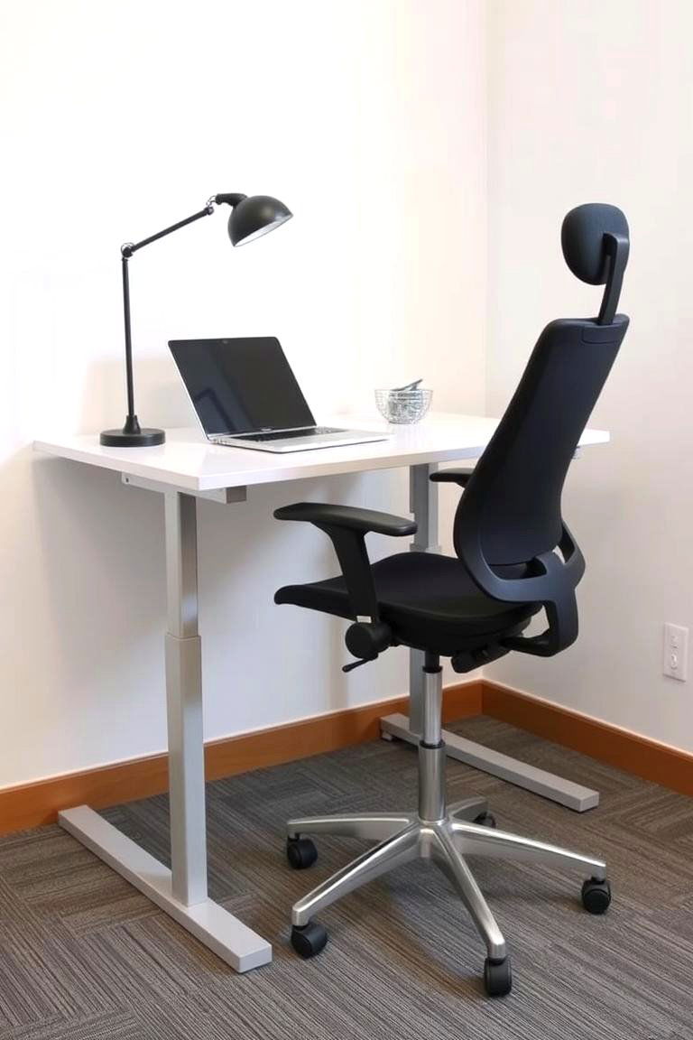 Use Adjustable Furniture - 24 Home Office Decor Ideas