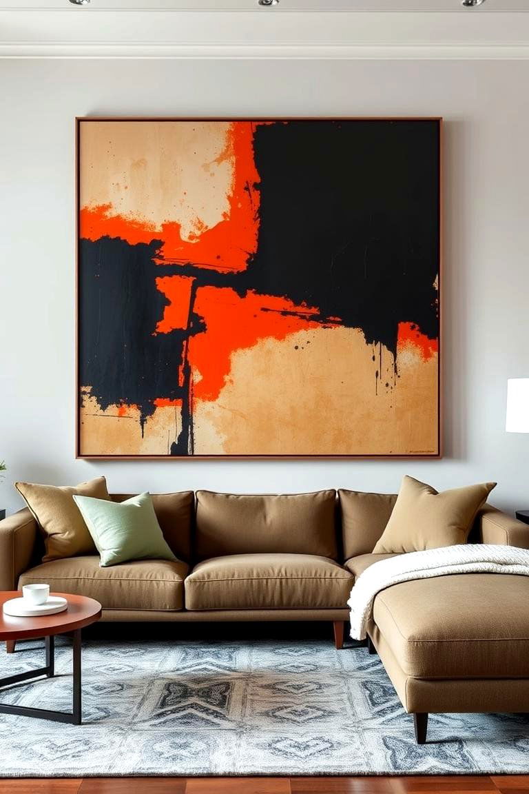 Use Bold Statement Artwork - 24 House Decor Ideas