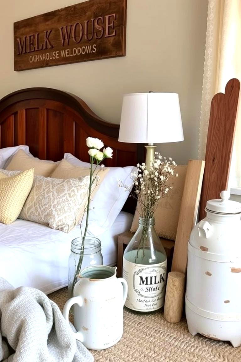 Use Farm Inspired Decor - 24 Farmhouse Bedroom Ideas