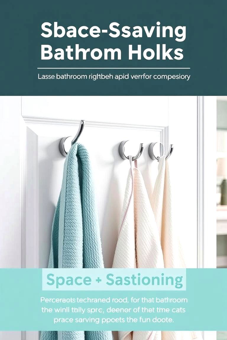 Use Hooks for Towels and Robes - 24 Bathroom Organization Ideas