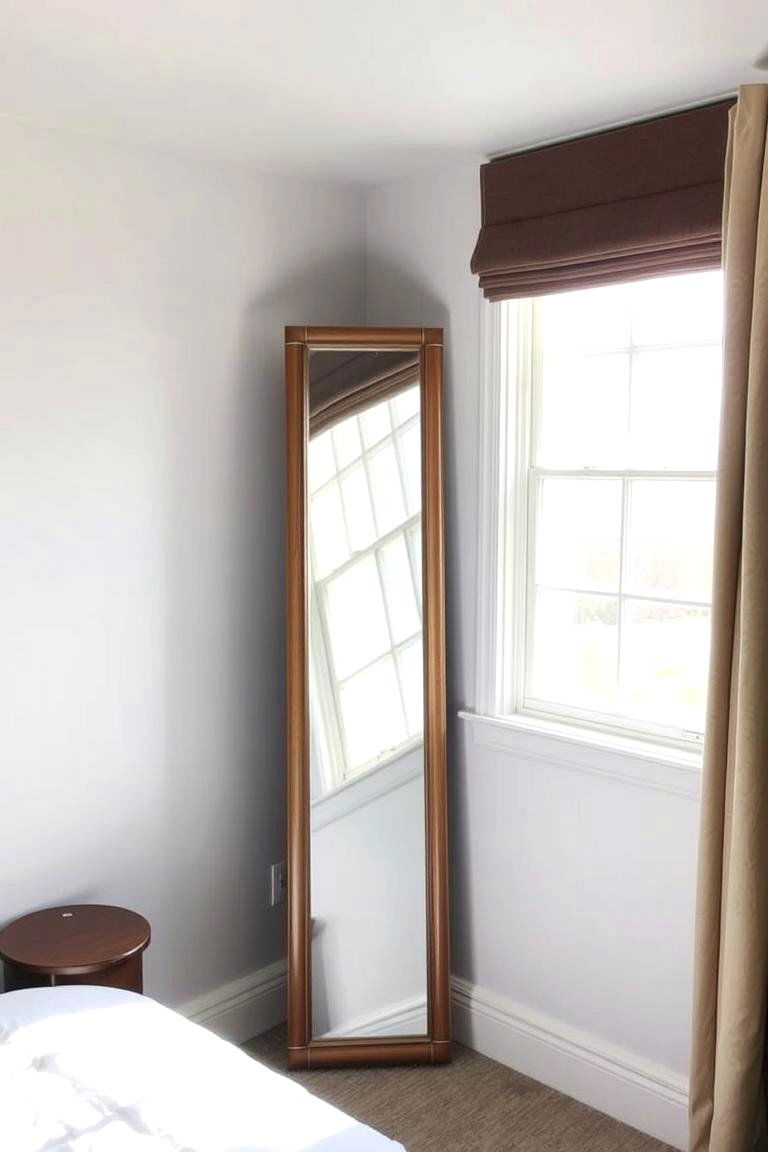 Use Mirrors to Create the Illusion of Space - 24 Small Guest Bedroom Ideas