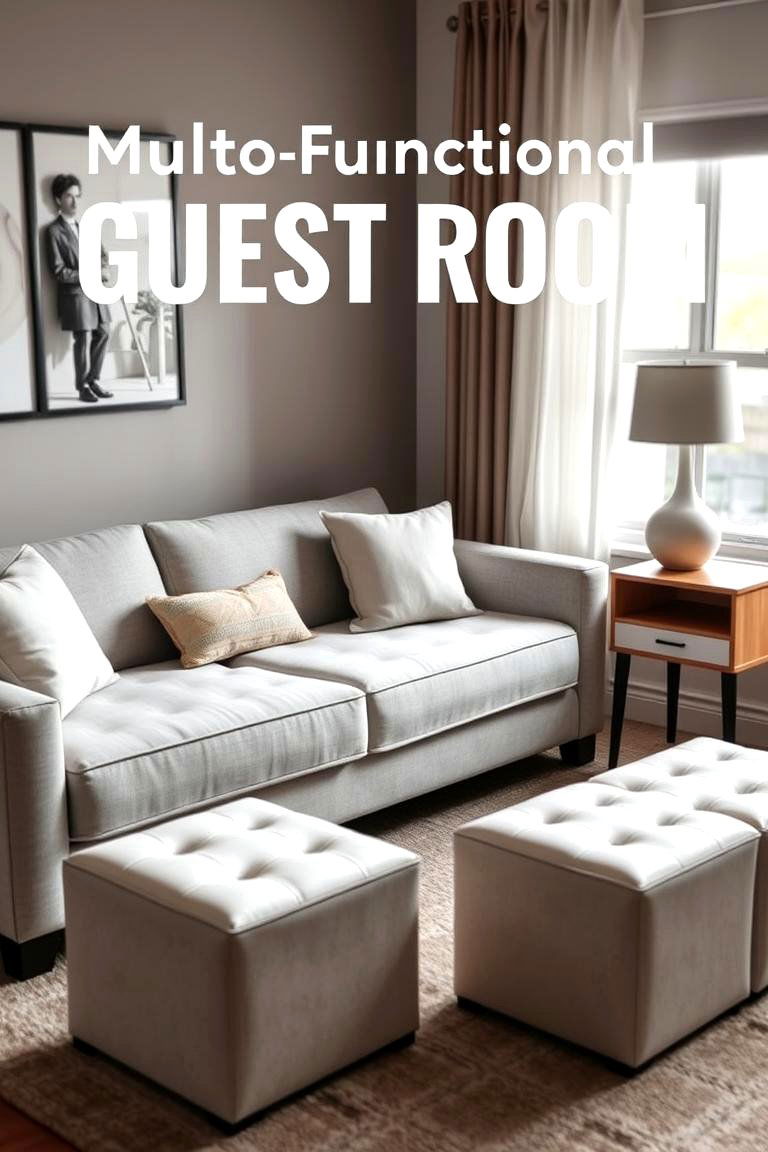 Use Multi Functional Furniture - 24 Small Guest Bedroom Ideas