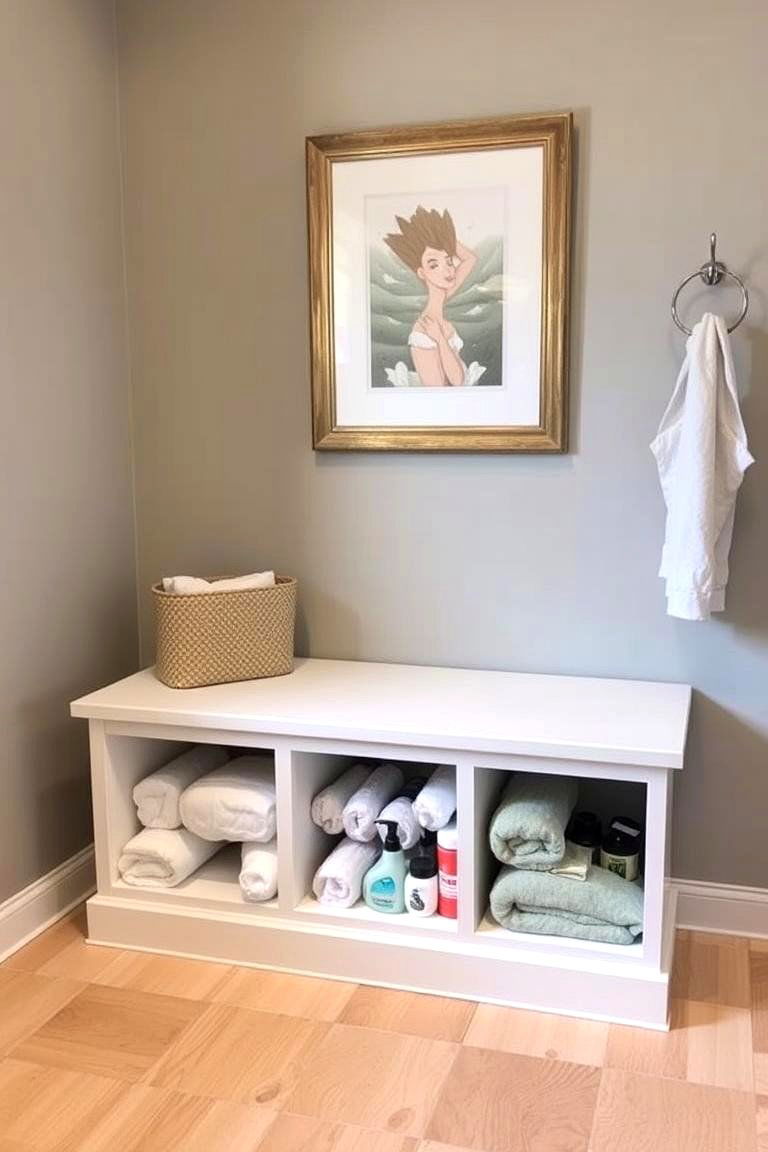 Use Multi Purpose Furniture - 24 Bathroom Organization Ideas