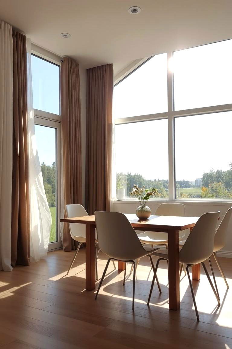 Use Natural Light to Your Advantage - 24 Dining Room Design Ideas