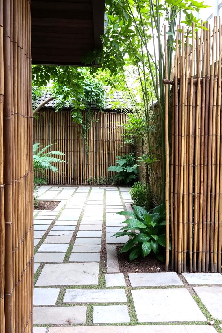 Use Natural Materials - 24 Courtyard Ideas