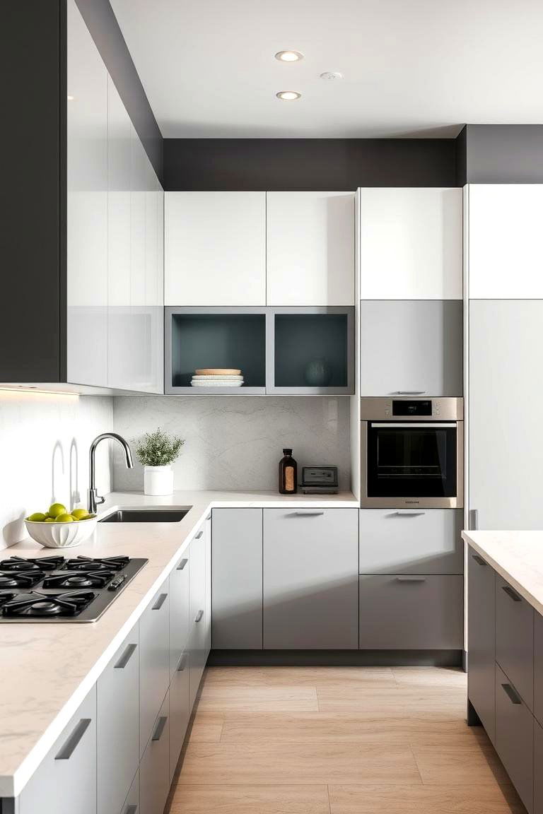 Use Neutral Color Palettes - 24 Minimalist Kitchen Ideas