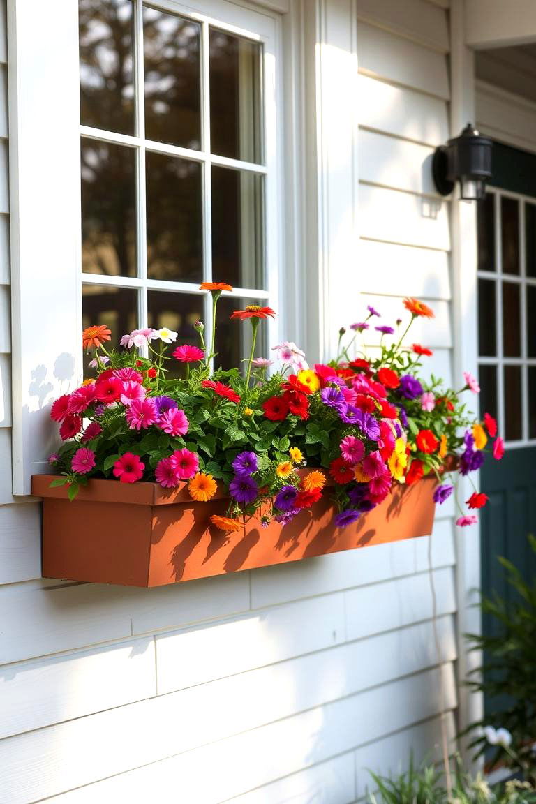 Use Potted Plants to Add Color and Life - 24 Curb Appeal Inspiration for Ranch Homes
