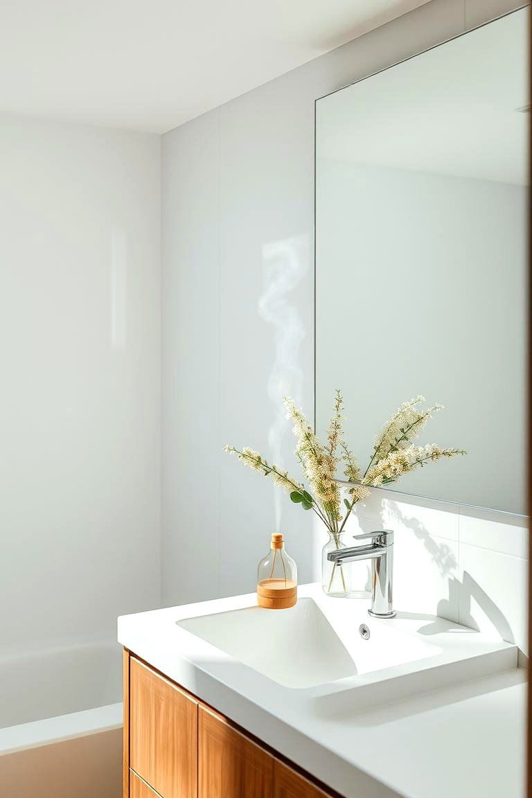 Use Scent to Enhance the Atmosphere - 24 Windowless Bathroom Ideas