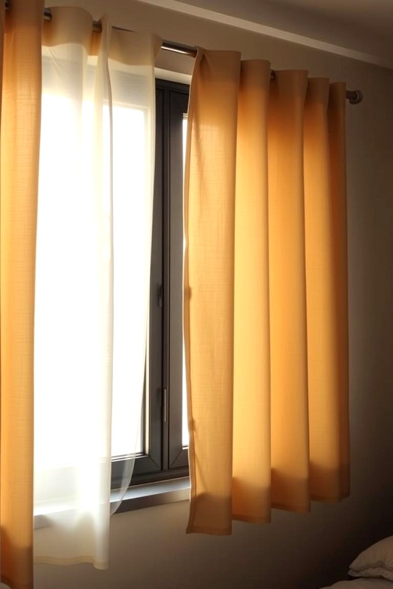 Use Simple and Functional Curtains - 24 Minimalist Dorm Room Ideas