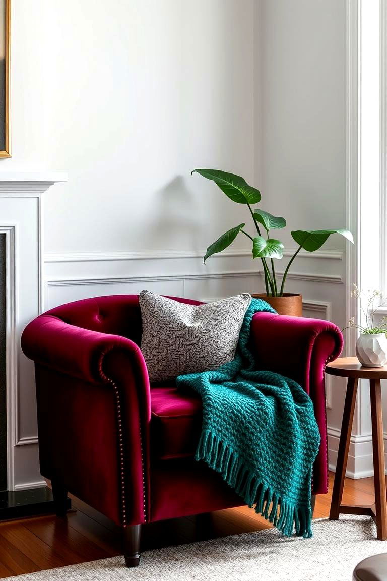 Use Velvet or Other Luxurious Fabrics - 24 Witchy Living Room Ideas