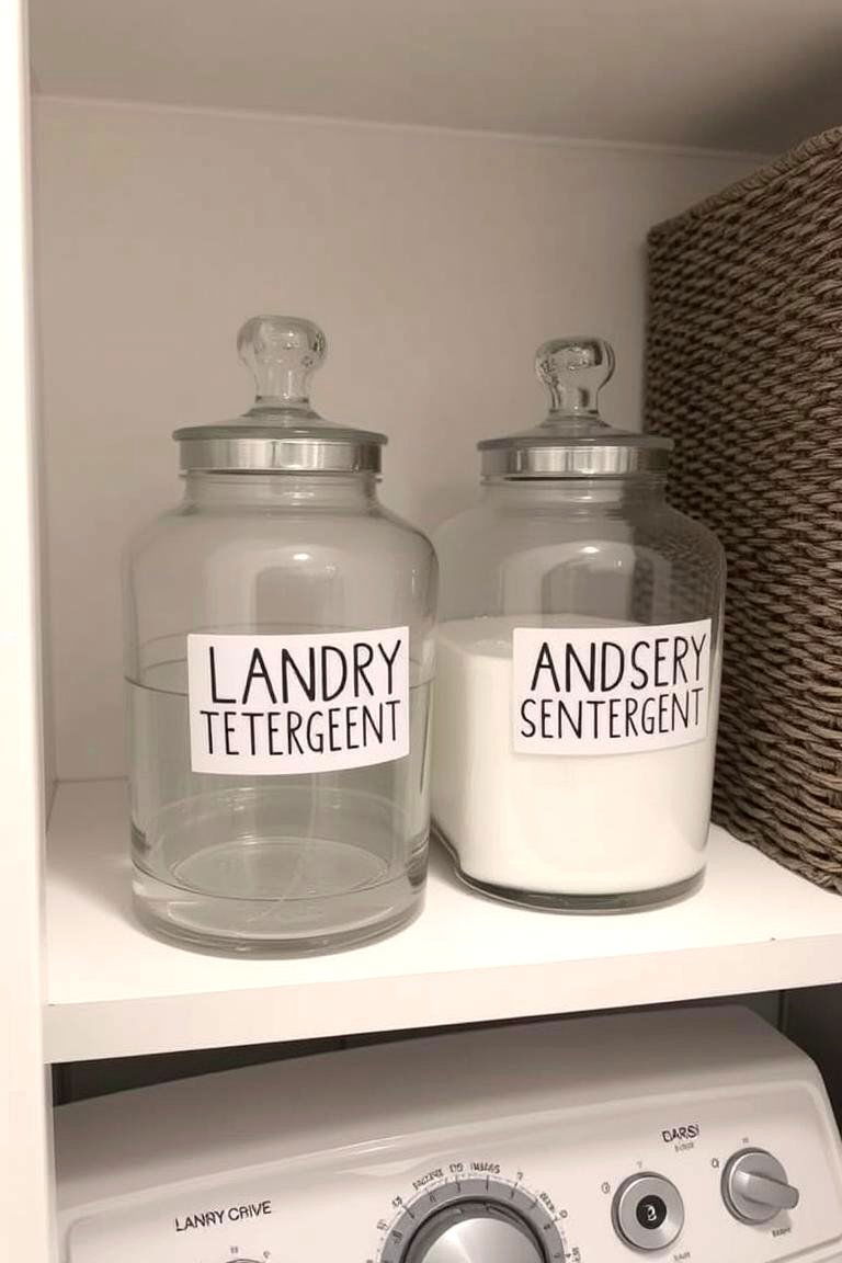 Use a Laundry Detergent Dispenser - 24 Laundry Room Decor Ideas