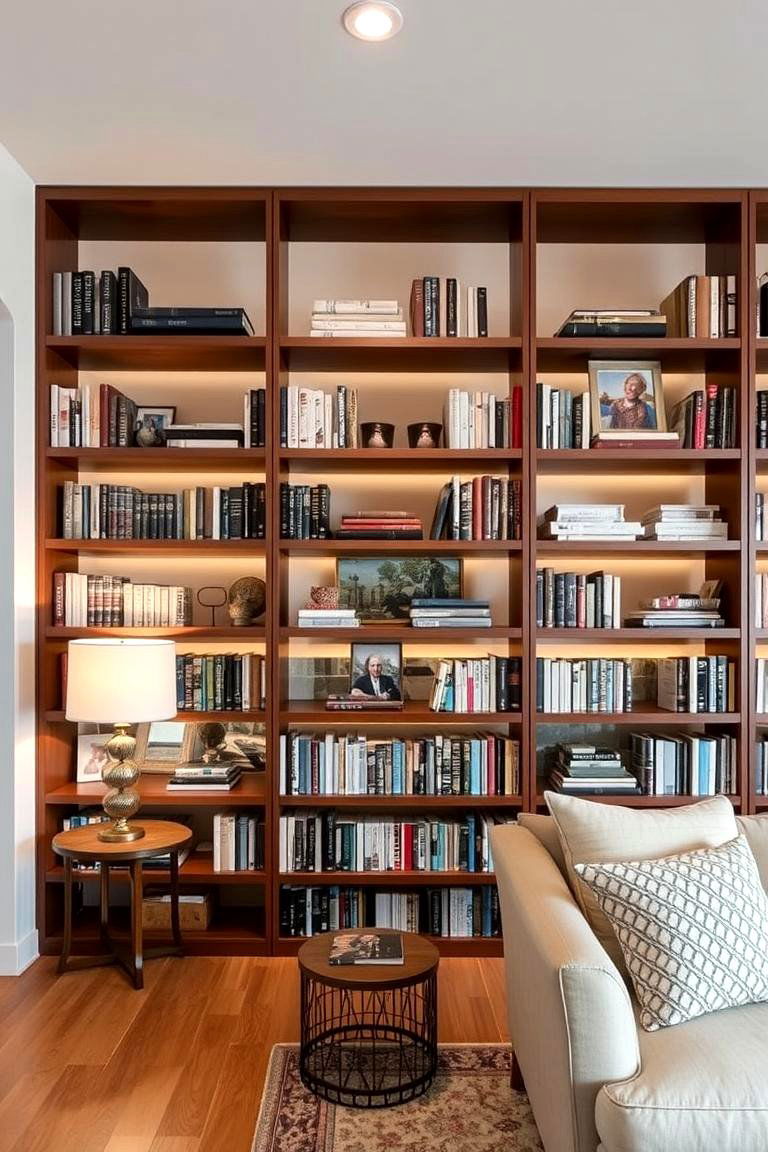 Use a Room Divider for an Open Concept Library - 24 Home Library Ideas