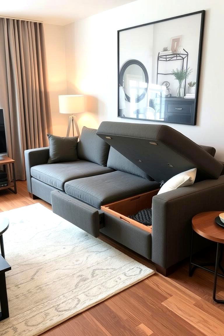 Use of Custom Furniture - 24 Apartment Small Living Room Ideas