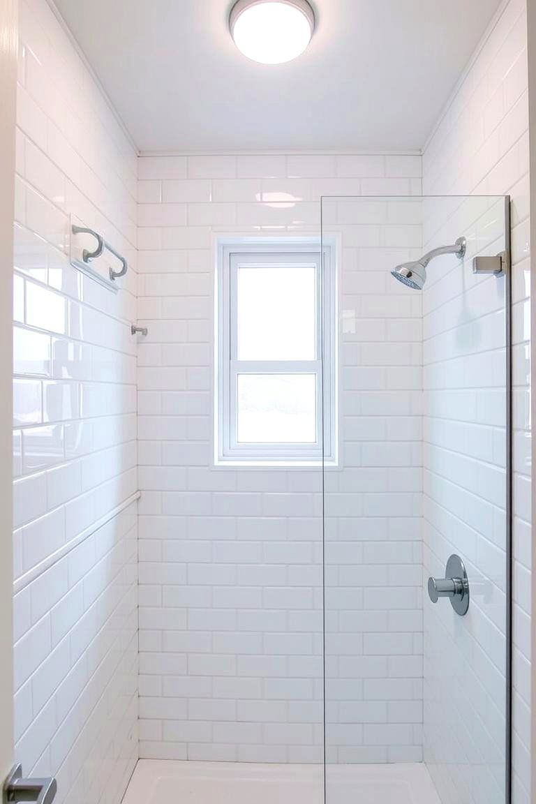 Use of Glossy Surfaces - 24 Windowless Bathroom Ideas