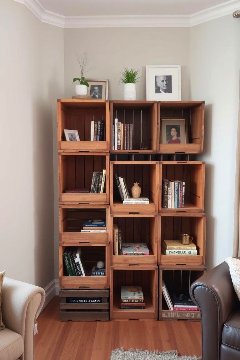 Use of Old Crates and Pallets - 24 Grunge Aesthetic Room Decor Ideas