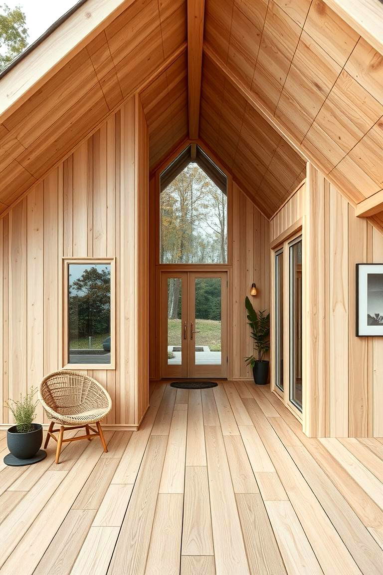 Use of Sustainable and Locally Sourced Materials - 24 Scandinavian House Exterior Ideas