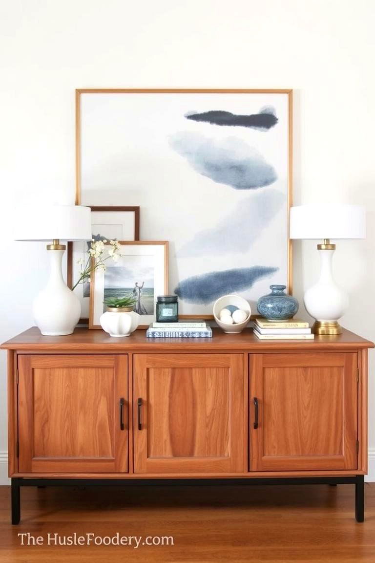 Using Color to Create Harmony - 24 Sideboard Decor Ideas