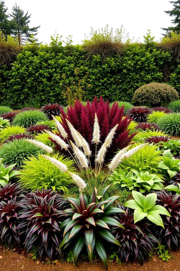 Using Different Textures in Planting - 24 Parterre Garden Ideas