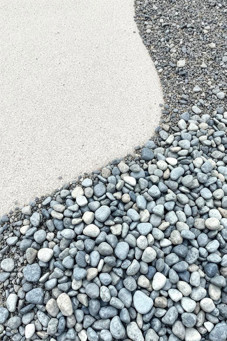 Using Different Textures of Gravel - 24 Zen Garden Ideas