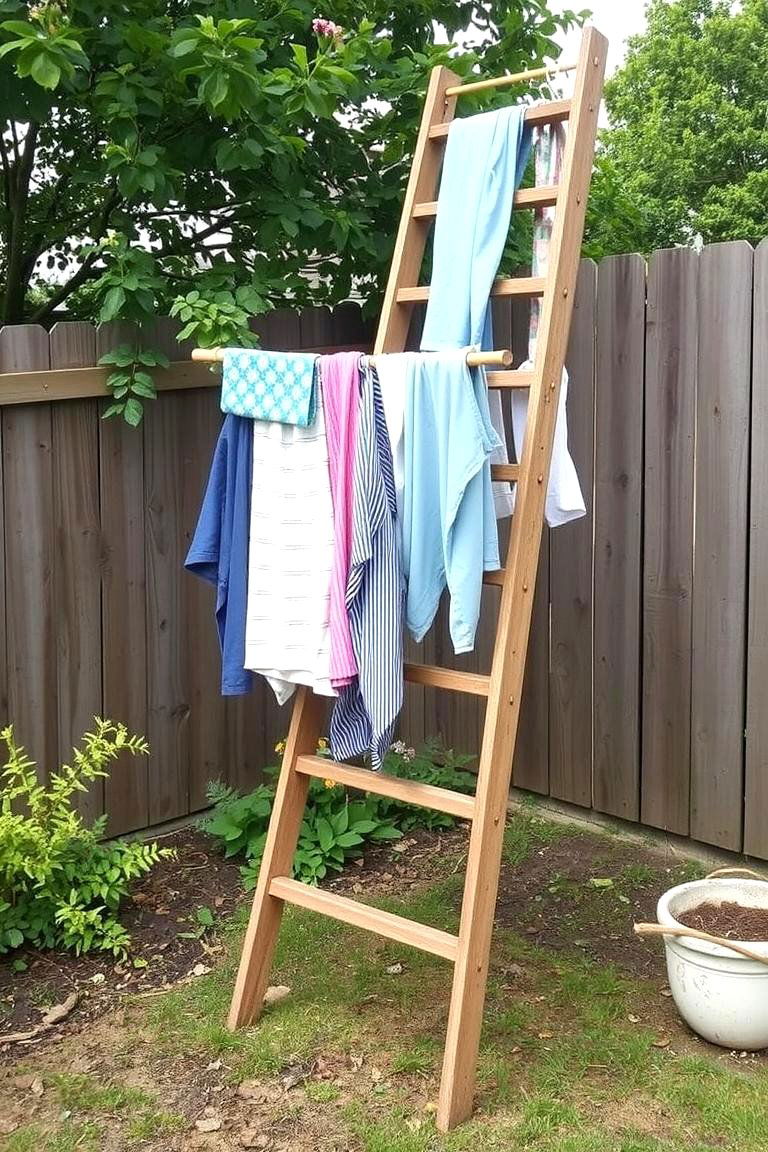 Using Repurposed Materials - 24 Outdoor Laundry Area Design Ideas