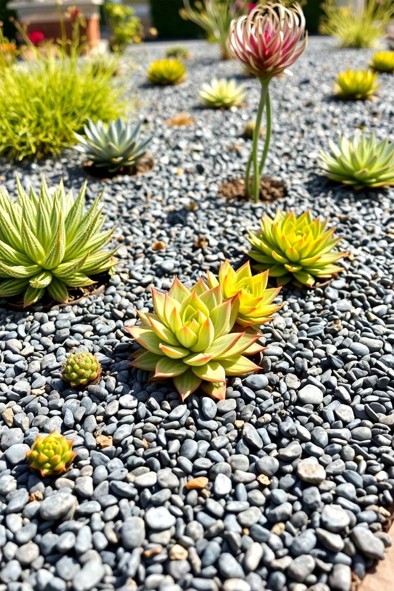Using Rocks as Mulch in Garden Beds - 24 Rock Landscaping Ideas