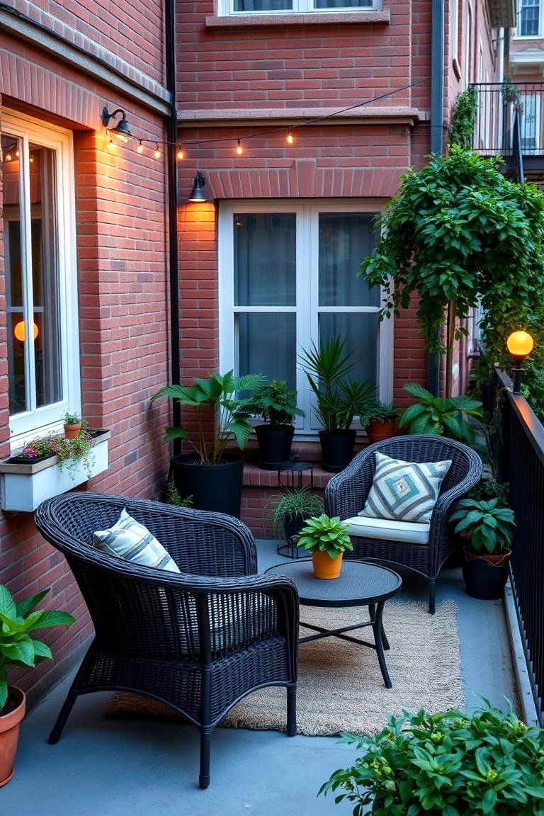 Utilize Balconies or Outdoor Spaces Effectively - 24 Townhouse Interior Design Ideas